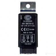 Реле поворотников, поворотов HELLA 4082300296792 4dn008768121 3 OGPMJ 19118