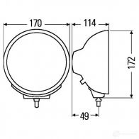 Противотуманная фара, противотуманка птф HELLA Luminator Compact 88467595 1n3009094011 E1 1901 - Изображение 2