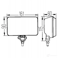 Комплект противотуманных фар HELLA E1 18227 1NB 005 860-601 Comet 450 13652 - Изображение 2
