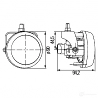 Комплект противотуманных фар HELLA 1n0009295801 13371 Cornering Light DynaView Evo 2 - Изображение 2