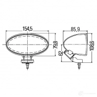 Комплект противотуманных фар HELLA Comet FF 100 014831 13550 1na007891821