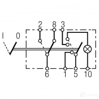Кнопка аварийной сигнализации HELLA 4082300190632 6hh004570591 X PB5I 20252 - Изображение 3