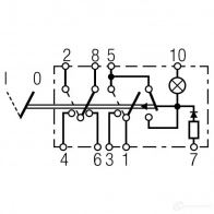 Кнопка аварийной сигнализации HELLA 6hh004570481 NU3 CWFB 4082300190670 20250 - Изображение 3