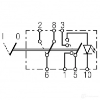 Кнопка аварийной сигнализации, аварийка HELLA 16BF F 20260 4082300190694 6HH 007 832-711 - Изображение 2
