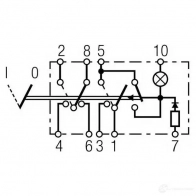 Кнопка аварийной сигнализации HELLA ZK4 ZDC9 4082300224306 1423014685 6hh007832307 - Изображение 2