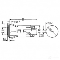 Кнопка аварийной сигнализации HELLA YXQ38R 6hf001579011 20231 0630 04 - Изображение 2