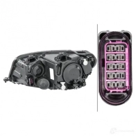 Фара HELLA E8 7565 11838 E8 7566 1ED 012 286-021 - Изображение 5