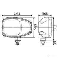 Фара HELLA Combi 220 NMNMZ 11914 1EE 996 174-391 - Изображение 2