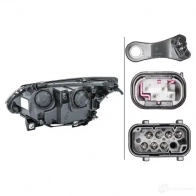 Фара HELLA 11922 TGUUG62 1EF 008 673-081 E1 1491 - Изображение 2