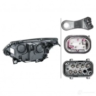 Фара HELLA 11922 TGUUG62 1EF 008 673-081 E1 1491 - Изображение 4