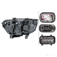 Фара HELLA E1 1284 12434 VQ7RW9C 1el158075011 - Изображение 4