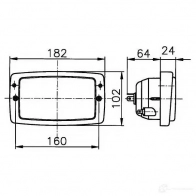 Фара HELLA 1ad996018001 6213 5960904 E12 1009 - Изображение 2