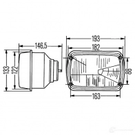 Фара HELLA E4 22 11331 EBHQVD 1ad003305007 - Изображение 2