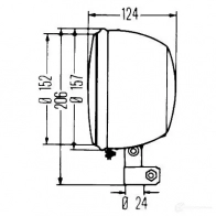 Фара HELLA E1 24423 ML9YPMO 11231 1a5003178231 - Изображение 2