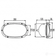 Фара HELLA 1ag001108511 E1 14527 11412 E1 4446 - Изображение 2