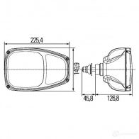 Фара HELLA 1423013381 D1OBZBZ 1ee996174221 Combi 220 - Изображение 2