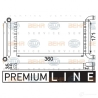 Радиатор печки, теплообменник HELLA 8fh351313571 Mercedes Sprinter (906) 2 Кабина с шасси 2.1 (3,5T) 315 CDI (9031. 9033. 9035. 9031. 9033. 150 л.с. 2006 – 2009 _BEHR HELLA SERVICE_ H2NROO