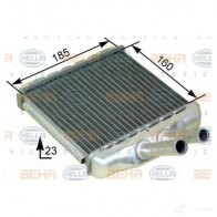 Радиатор печки, теплообменник HELLA 40035 _BEHR HELLA SERVICE_ U359MK 8fh351315331