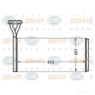 Радиатор печки, теплообменник HELLA 6LKQSW _BEHR HELLA SERVICE_ 8fh351024391 39813