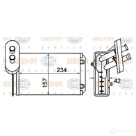 Радиатор печки, теплообменник HELLA 39793 8fh351001611 S31BRR3 _BEHR HELLA SERVICE_ - Изображение 6