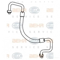 Трубка шланг кондиционера HELLA 83QF9LK _BEHR HELLA SERVICE_ 52153 9gs351338121