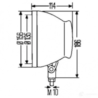 Корпус фары HELLA 9bg127179001 NYT3Z 0905 44 51038 - Изображение 2
