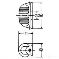 Поворотник HELLA K 12642 2ba001227211 14096 K1K2X - Изображение 2