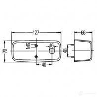 Поворотник HELLA 021298 14116 E1 32617 2ba001416021 - Изображение 2