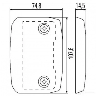 Поворотник HELLA 5CHWN0 2ba008260017 E1 989 14232 - Изображение 2
