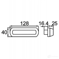 Поворотник HELLA 2ba013398001 E24 5987 Shapeline Tech 14379 - Изображение 2