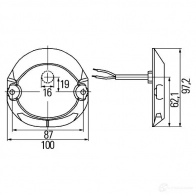 Поворотник HELLA E4 6551 14265 F8YZ141 2ba009204051 - Изображение 2