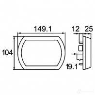 Поворотник HELLA E24 5960 1193315556 Shapeline Tech 2ba013330021 - Изображение 3