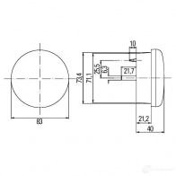 Поворотник HELLA E4 11391 E4 2741 2BA 959 011-001 1193315833 - Изображение 3