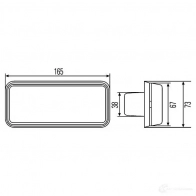 Поворотник HELLA E12 6060 2BA 996 027-001 14468 JC17LOE - Изображение 2