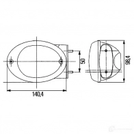 Поворотник HELLA 14513 Agroluna E4 10202 2BE 343 130-411 - Изображение 2