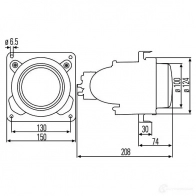 Вставка противотуманной фары HELLA WNM R1 4082300224467 1423013681 1kl007834127 - Изображение 2
