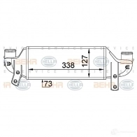 Интеркулер HELLA _BEHR HELLA SERVICE_ Ford Fiesta 4 (DX, J) 1995 – 2002 8ml376746621 9IT01W