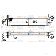 Интеркулер HELLA 47846 17 BWS 8ml376988134 4045621517557 - Изображение 2