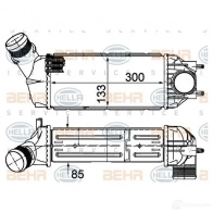 Интеркулер HELLA OP7K 47 8ml376988104 47843 4045621517526 - Изображение 2