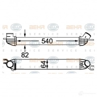 Интеркулер HELLA 8ml376746454 4045621517342 KVXE WN 47556 - Изображение 2