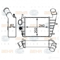 Интеркулер HELLA 1424870270 4045621522278 N3 B0Z 8ml376746544