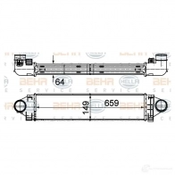 Интеркулер HELLA 47850 8ml376988194 XL 652 4045621517601 - Изображение 2