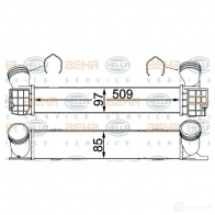 Интеркулер HELLA 8ml376731794 4045621511067 2O5 MQ7 47510 - Изображение 2