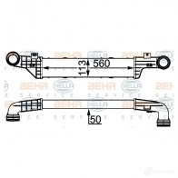 Интеркулер HELLA 8ml376723144 G1 QI5N 47395 4045621517380 - Изображение 2