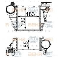 Интеркулер HELLA FZGZX B 47655 8ml376760594 4045621517434 - Изображение 2