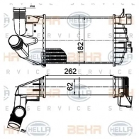 Интеркулер HELLA 4045621517724 47861 PLH S78L 8ml376988364 - Изображение 2
