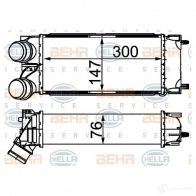 Интеркулер HELLA D6 ILB 47748 8ml376777364 4045621517403 - Изображение 2