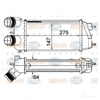 Интеркулер HELLA 8ml376988124 4045621517540 47845 JIJ A0 - Изображение 2