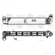 Интеркулер HELLA 47847 TR0A Y 4045621517564 8ml376988144 - Изображение 2