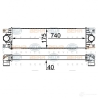 Интеркулер HELLA VWV6V0 8ml376700634 _BEHR HELLA SERVICE_ 47357 - Изображение 4